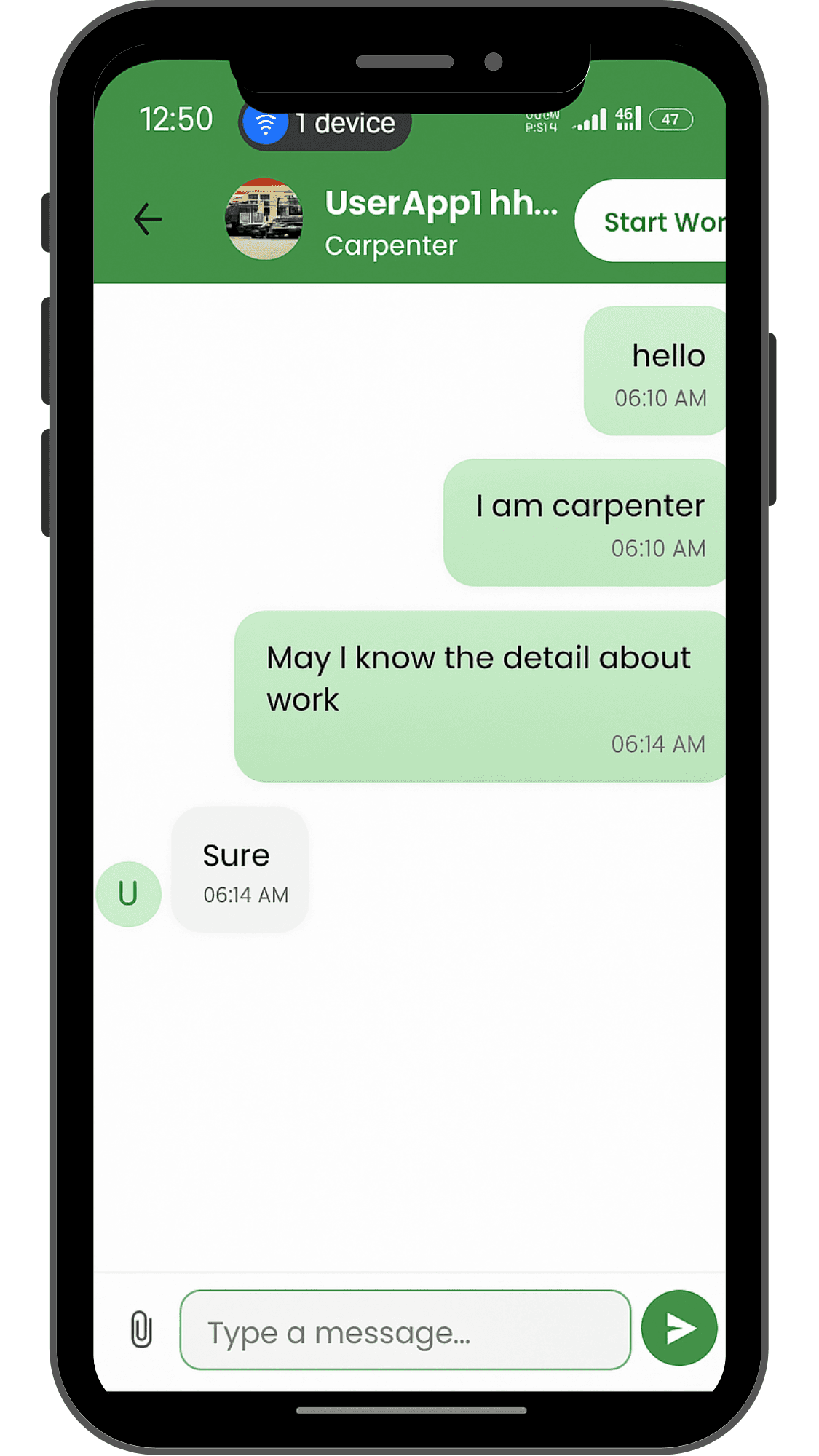 Chat Interface